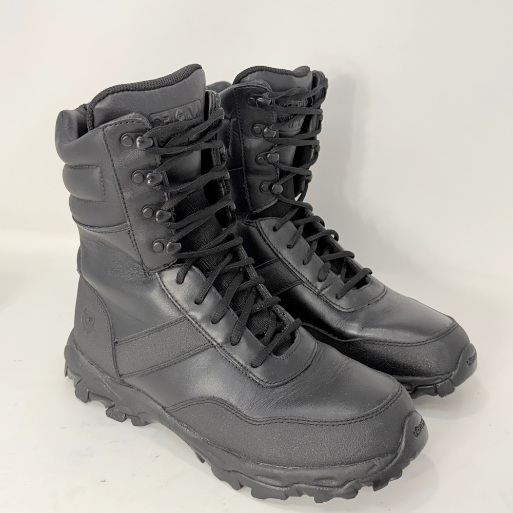 Original S.W.A.T. SEK 9000 Black Leather Tactical Vibram Duty Boots Mens 10